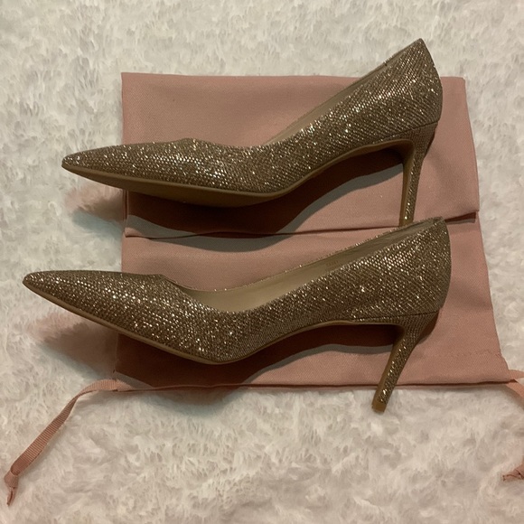Stuart Weitzman, Golden STUART 85 PUMP US 8.5, NWOT - Picture 5 of 15